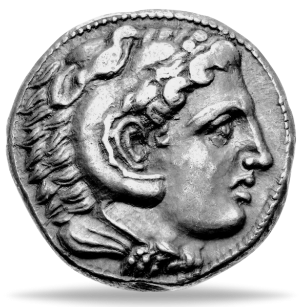 Tetradrachme Alexander der Große - Vorderseite Münze