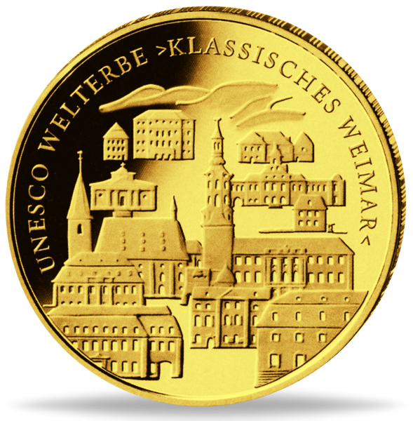 100 Goldeuro Weimar - Vorderseite Münze