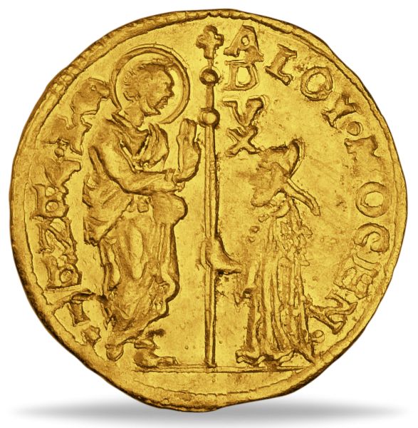Venezianische Zechine - Vorderseite Münze