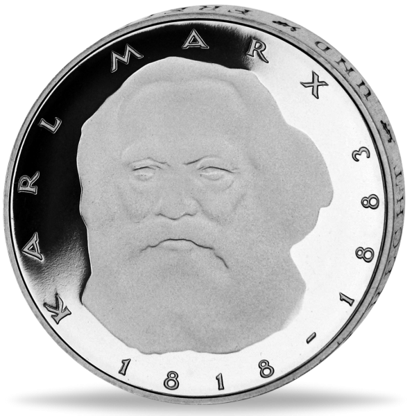 5 DM 1983 Karl Marx - Vorderseite deutsche BRD Münze