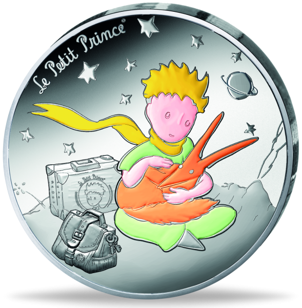 10 Euro Der Kleine Prinz – Fuchs, 2026, Silber, PP, Etui - Münze Vorderseite