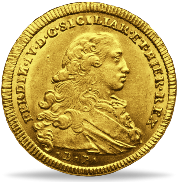 6 Dukati Ferdinand I Neapel - Vorderseite Münze