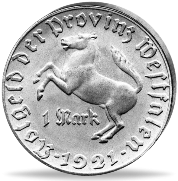 1 Mark Westfalen Freiherr vom Stein - Vorderseite Münze