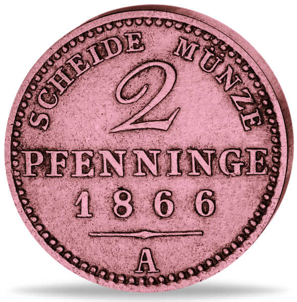Königreich Preußen 2 Pfennig - Münze Vorderseite
