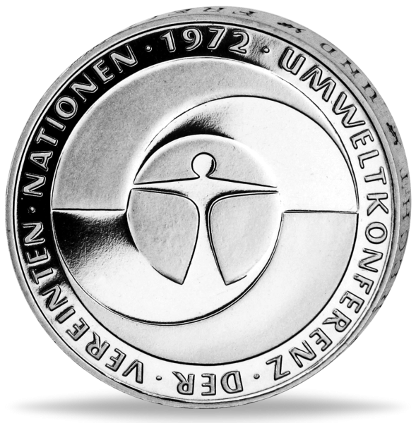 5 DM 1982 Umweltkonferenz - Vorderseite deutsche BRD Münze
