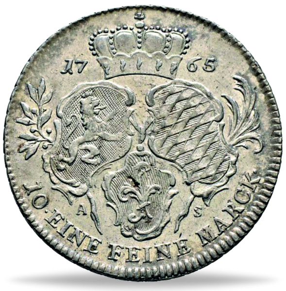 Pfalz, Kurlinie Sulzbach, Konventionstaler 1765 - Münze Vorderseite