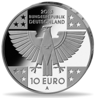 10 Euro Rotes Kreuz - Münze Rückseite 10 Euro Rotes Kreuz - Münze Rückseite