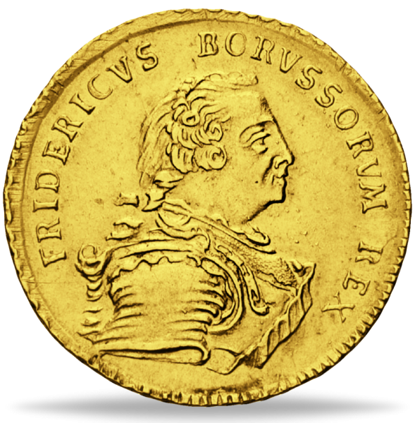 Friedrichs d or Friedrich II der Grosse 1751 - Vorderseite Münze