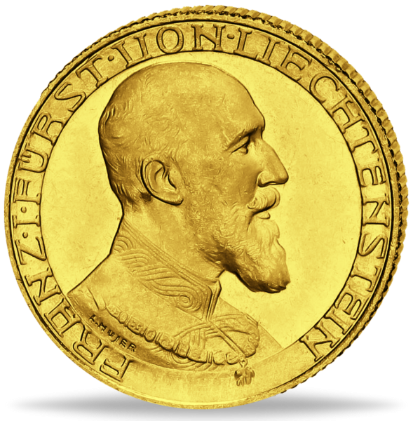 10 Fr Franz I - Münze Vorderseite