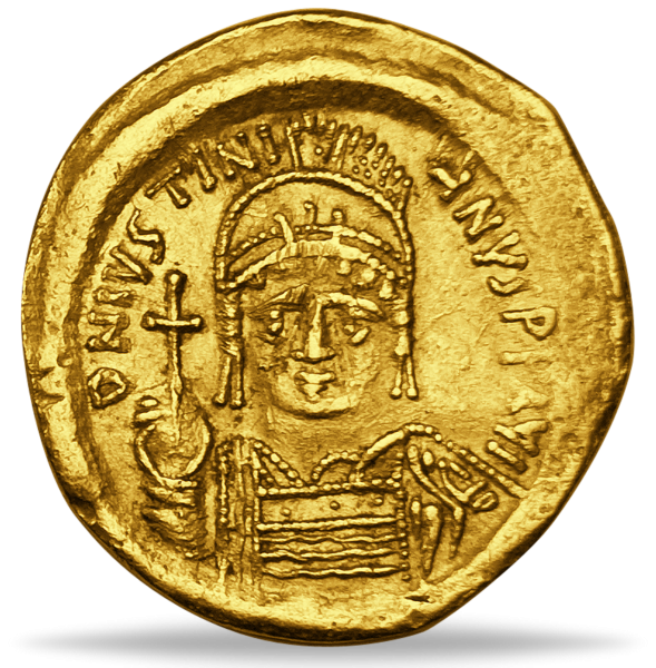 Solidus Justinian I - Vorderseite Münze