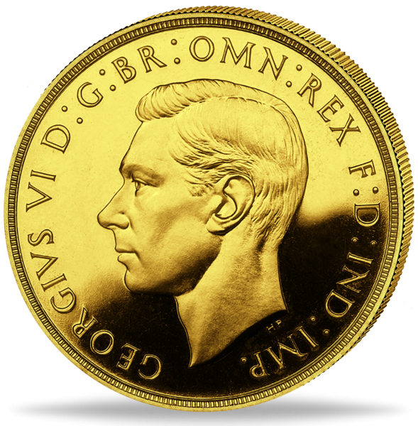 5 Pfund George VI - Vorderseite Münze