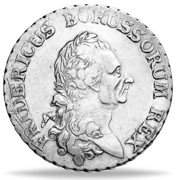 Königreich Preußen, Taler 1786, König Friedrich II. - Münze Vorderseite