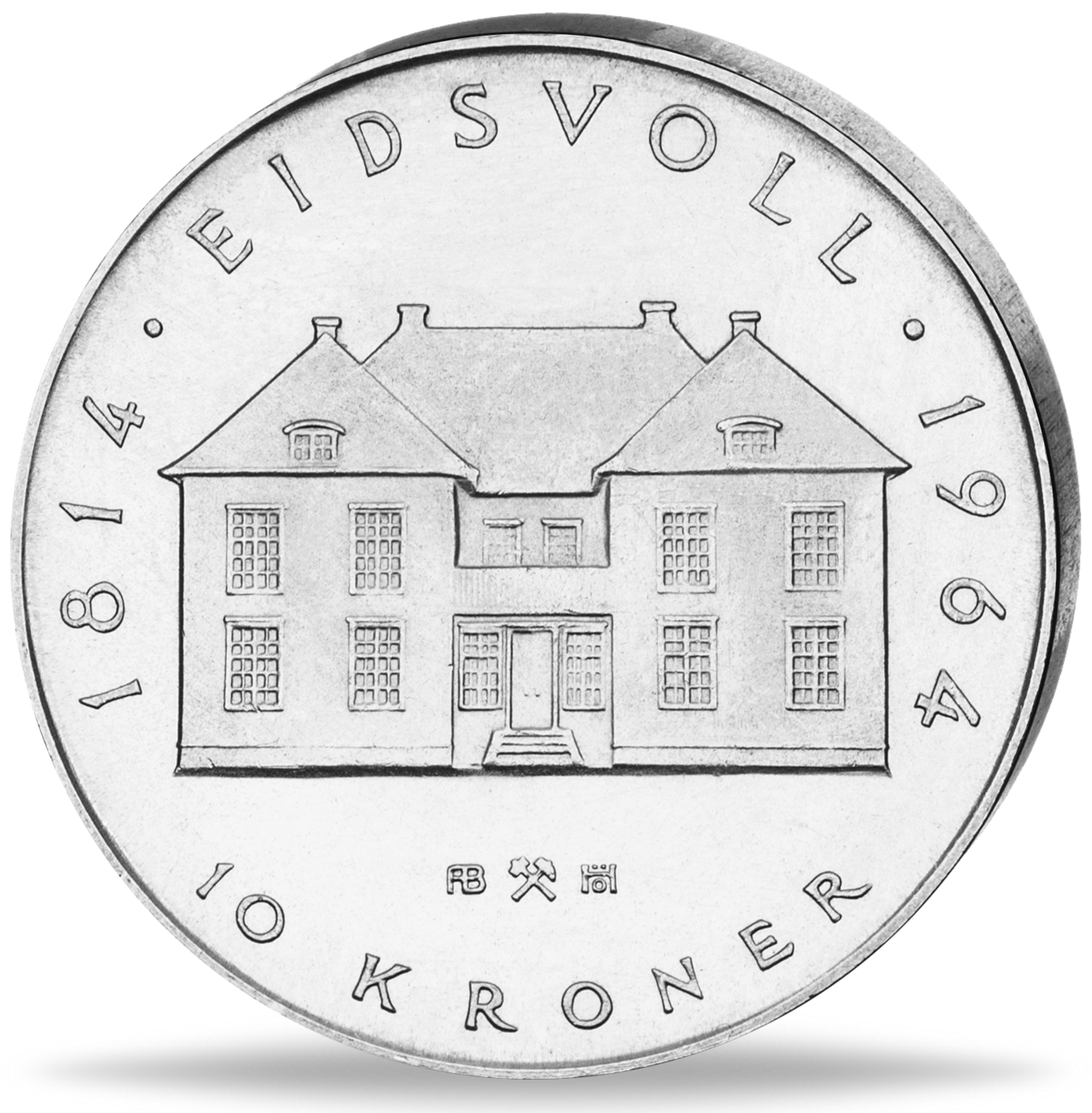 10 Norwegische Kronen StortingParlament Silber MünzenVersandhaus EmporiumMerkator