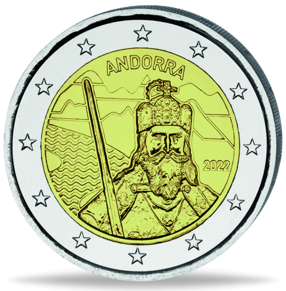 2 Euro Karl der Grosse - Vorderseite Münze