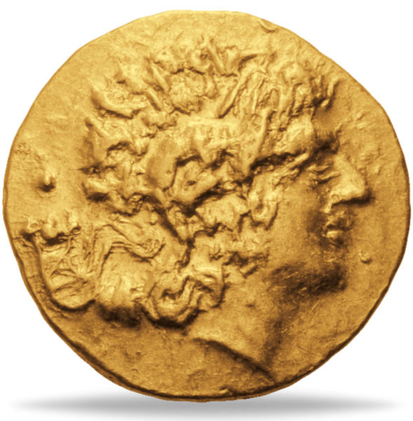 Gold-Stater König Lysimachos - Münze Vorderseite