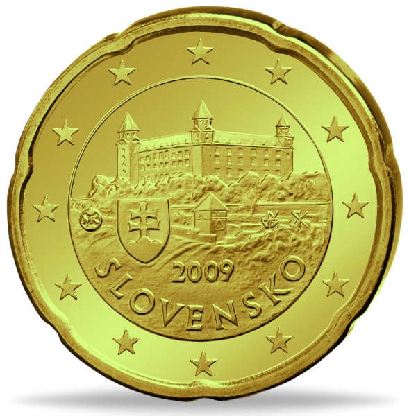 20 Cent Slowakei - Münze Vorderseite