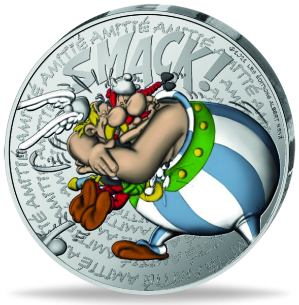 50 E Asterix - Freundschaft - Münze Vorderseite