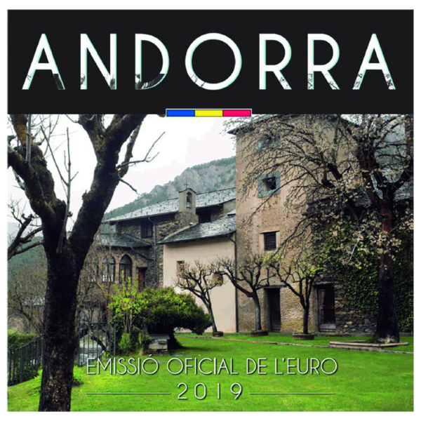 Andorra, 2019, 3,88 Euro Kursmünzensatz - Blister