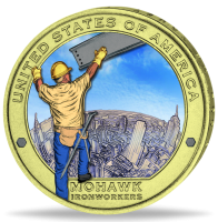 USA, 1 US-Dollar 2015, Sacagawea - Mohawk - Münze Vorderseite USA, 1 US-Dollar 2015, Sacagawea - Mohawk - Münze Vorderseite