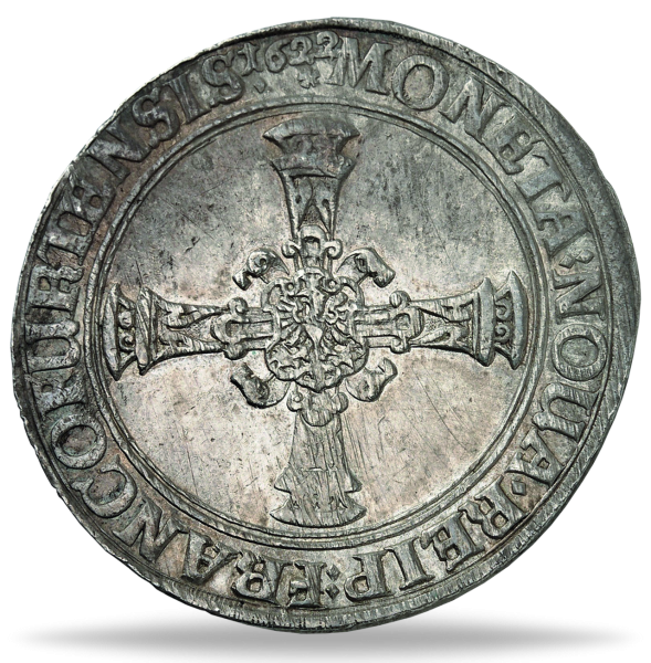 Frankfurt am Main, Reichstaler 1621, mit Titel Kaiser Ferdinand II. - Vorderseit