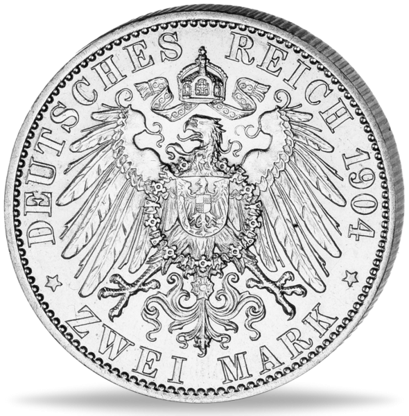 2 Mark 400. Geburtstag Philipp des Großmütigen 1904 - Silber - Münze Vorderseite