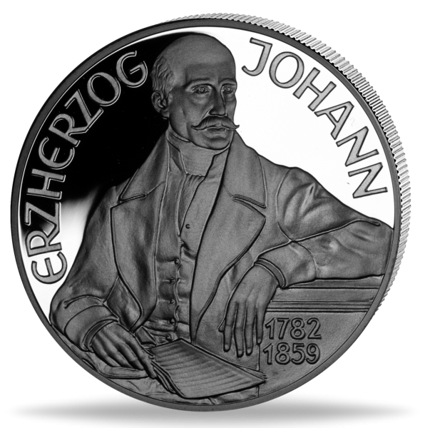 100 Schilling Erzherzog Johan Revolution 1848 - Münze Vorderseite