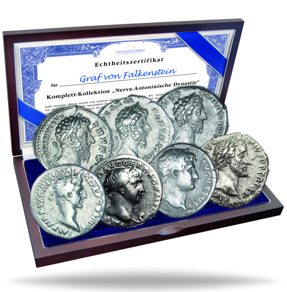Komplett-Kollektion Nerva-Antoninische Dynastie (7 Mz.) - Satzbild
