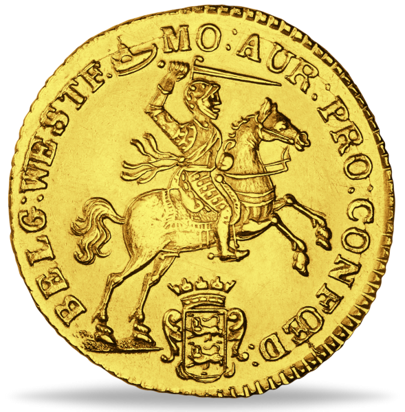 14 Gulden Goldener Reiter - Vorderseite Münze