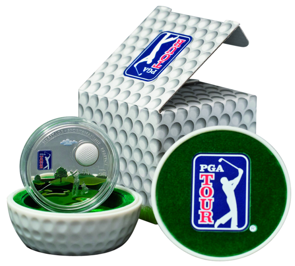 5 Dollar PGA Tour Golfball - Verpackung