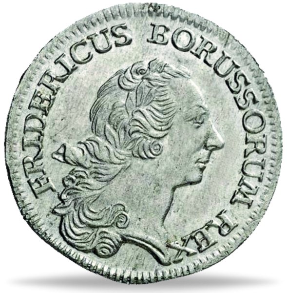 1 6 Taler Friedrich der Große - Vorderseite Münze