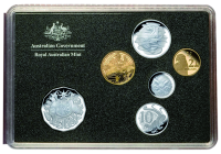 Australien, 3,85 Dollar Kursmünzensatz - Satzbild in Münzkarte Australien, 3,85 Dollar Kursmünzensatz - Satzbild in Münzkarte