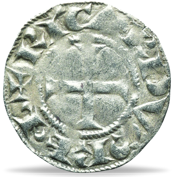 Frankreich, Denar „König Richard Löwenherz“ - Münze Vorderseite