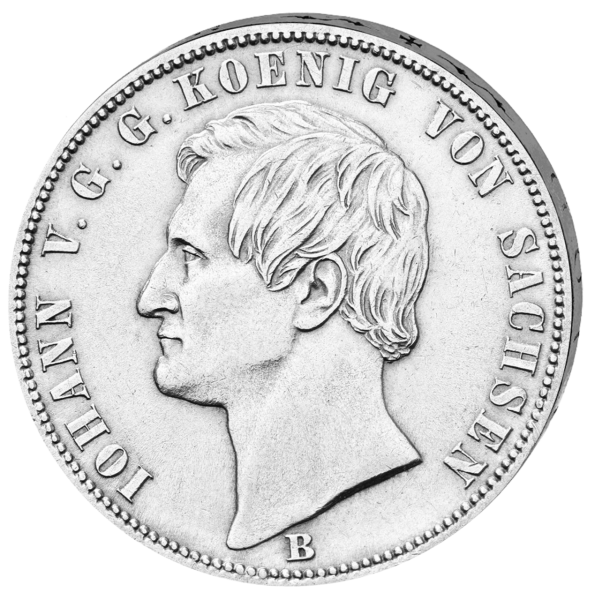 Siegestaler Sachsen 1871 Thun 351 - Vorderseite Münze