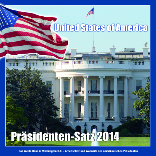 4x 1 US Dollar „Präsidentensatz 2014“ MünzenVersandhaus Emporium