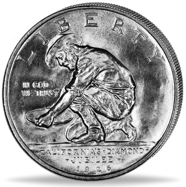 20 Half Dollar California - Münze Vorderseite