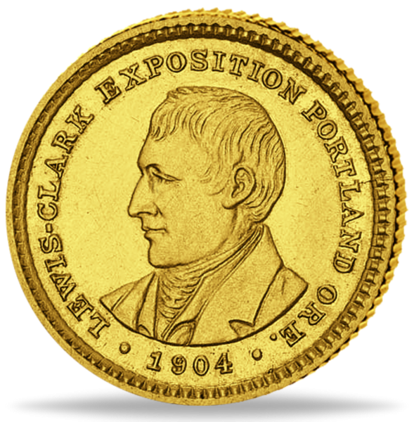 1 Dollar Lewis und Clark - Vorderseite Münze