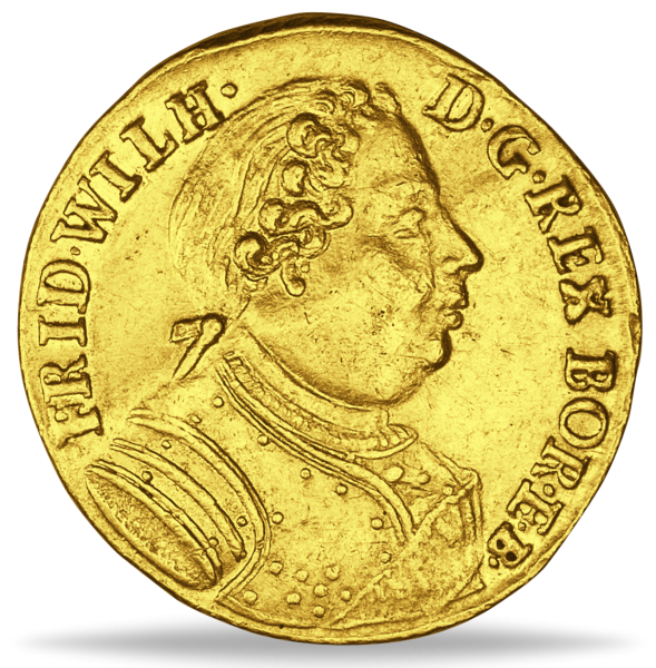 Preussen, Dukat, König Friedrich Wilhelm I., Soldatenkönig - Münze Vorderseite