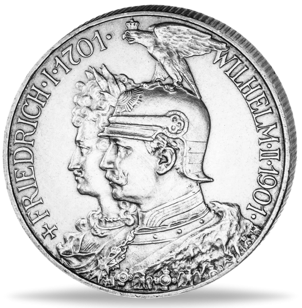 2 Mark Wilhelm II. - Vorderseite Münze