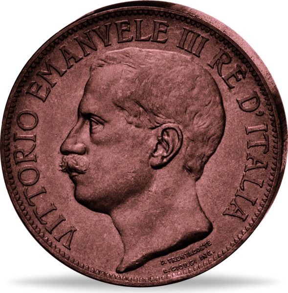 10 Centesimi Vict.Emanuel III. - Münze Vorderseite