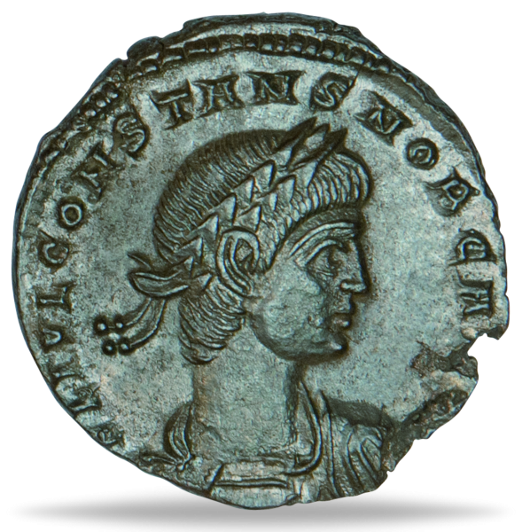 Follis Constans - Münze Vorderseite