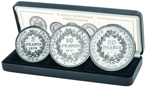 3er Silber-Satz Herkules - Satzbild
