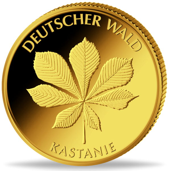 20 Goldeuro Deutscher Wald - Kastanie - Münze Vorderseite