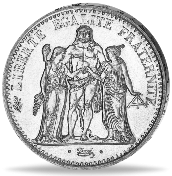 10 Francs Hercules - Vorderseite Münze