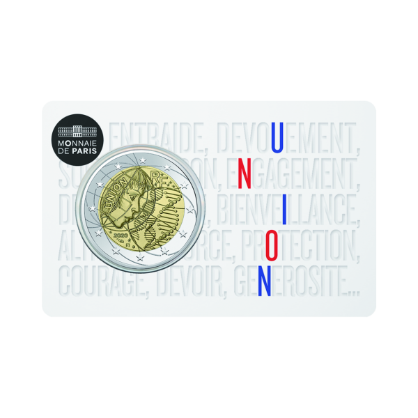 2 Euro Medizinische Forschung medicale union - Blister