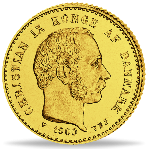10 Dänische Kronen 1873-1900 Christian IX. - Gold - Münze Vorderseite