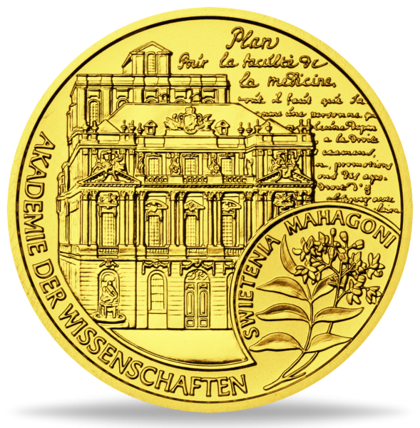Österreich, 50 Euro Gerard von Swieten, 2007, Gold, PP - Münze Vorderseite