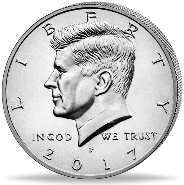 Kennedy Half Dollar - Vorderseite Münze