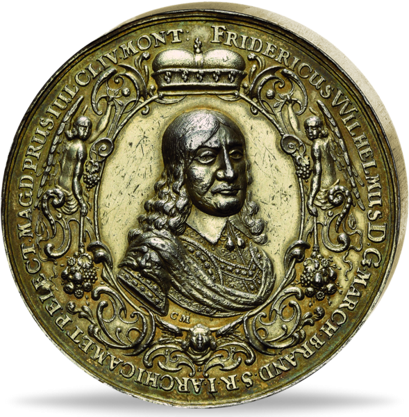 Friedrich Wilhelm I Gross Kurfuerst von vor 1663 Gabe fuer Gesand - Vorderseite