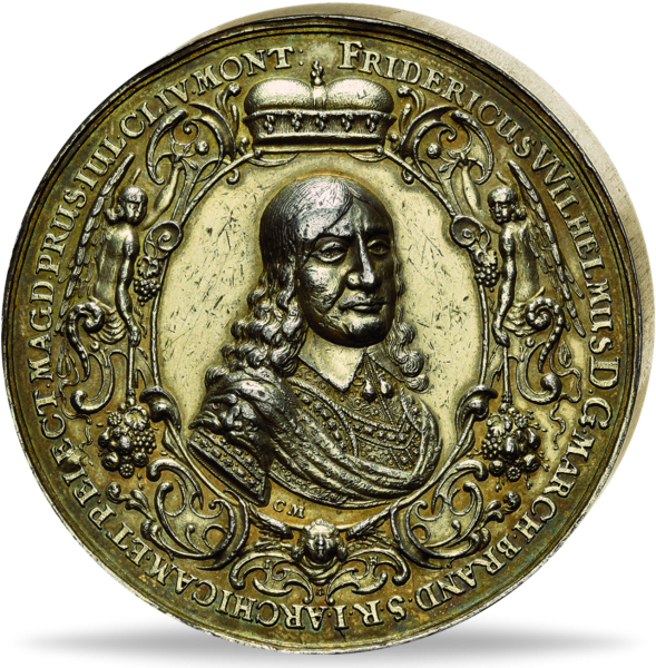 kurf-rstentum-brandenburg-preu-en-historische-silber-gedenkpr-gung-o-j