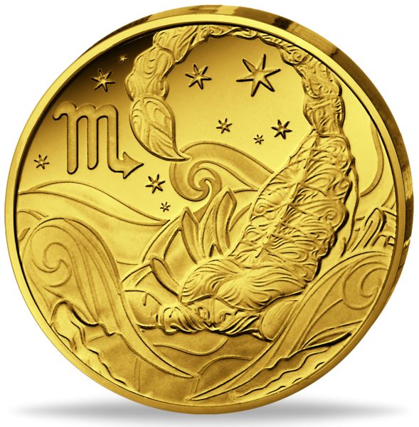Frankreich, 5 Euro Skorpion, 2026, 0,5 g Gold, PP - Münze Vorderseite